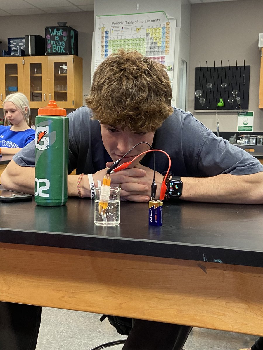 Thanks to Engineering Tomorrow for sending us lab equipment for studying alt. Energy. Today was generating “green” hydrogen for fuel cells . Such great ideas generated! Plus redox reactions and career info!