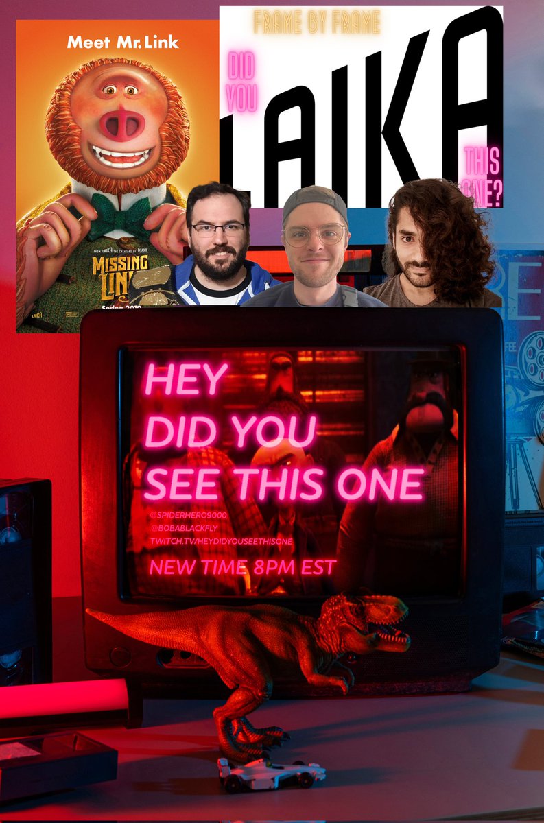 spiderhero's tweet photo. TONIGHT on @heydidyouseethisone at 8PM EST on TWITCH (link in bio &amp; https://t.co/7FNGqbDBos) we continue FRAME by FRAME: Do You LAIKA This One? A look at LAIKA Studios month.

#heydidyouseethisome #laika #missinglink #podcast #filmreview https://t.co/ted3sG88Gj