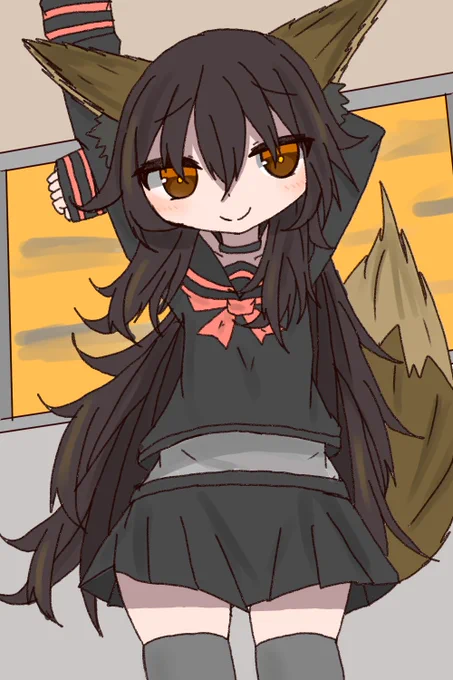 せっかくだから私はこの黒セーラーいなちゃんをまとめて置くぜ 