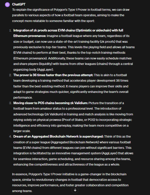 axldefi's tweet photo. @sandeepnailwal I've made a football parallel with these details with ChatGPT's help. Seems easier to understand 😱 https://t.co/JzNjF5tQTZ