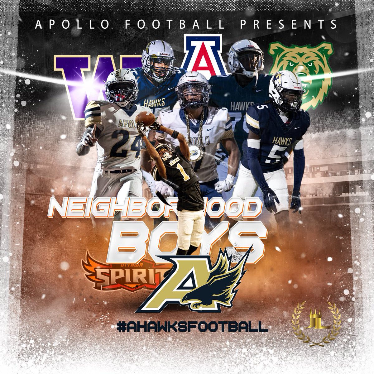Apollo football players going to college.