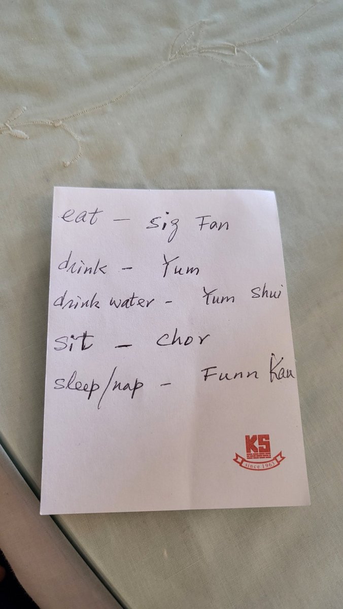EunoiaKB's tweet photo. Cantonese for today. Chi so - toilet , choi tan? - sit down? 😅 https://t.co/JOJvpJqmR9