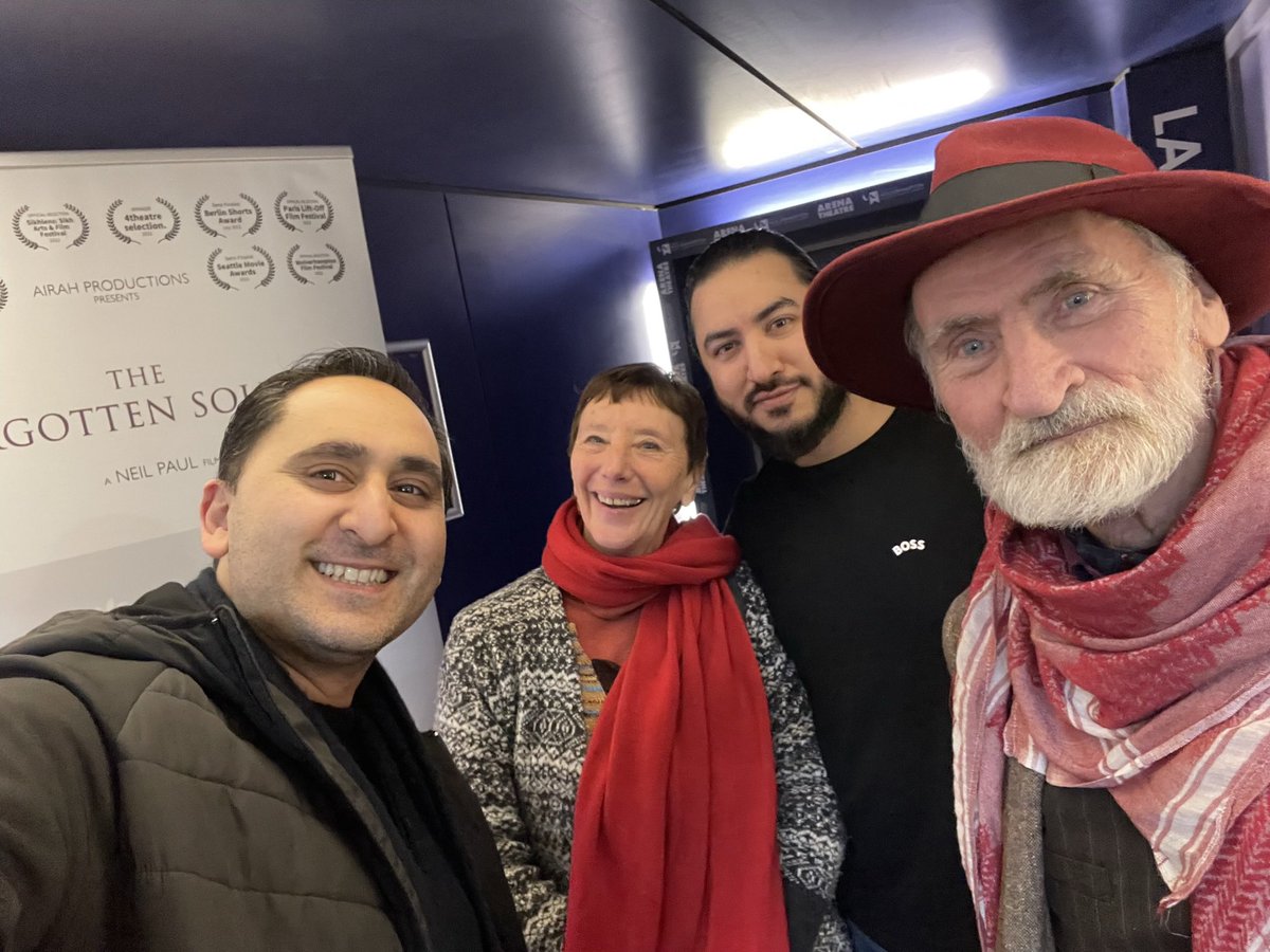 NeilPaul01's tweet image. After touring my film around the world last year. @Arena_Theatre screened #TheForgottenSoldier in my home town. Was great my college lectures &amp;amp; friends turned up. A lovely memory. @tfs_film