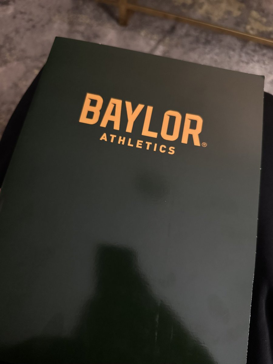 Greatly Appreciate @BaylorTrack for coming by and doing a home visit on yesterday!