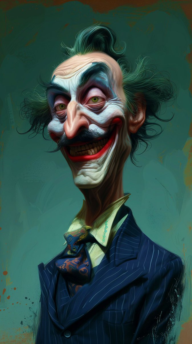 Salvador Dalí as The Joker!

#AIArtistCommunity | #AIart | #MidjourneyAl