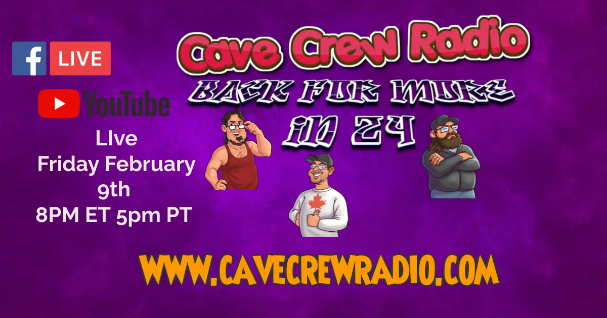 Live 8pm ET 5pm PT www.cavecrewradio.comon #YouTube youtube.com/watch?v=gLkFcl…
and #FacebookLive We have all our usual stuff, plus a major announcement. Featuring <a href="/MikeJolitz/">Mike Jolitz</a> #LiveStream #Comedy #PodernFamily #TalkRadio #WeirdNews #FloridaMan