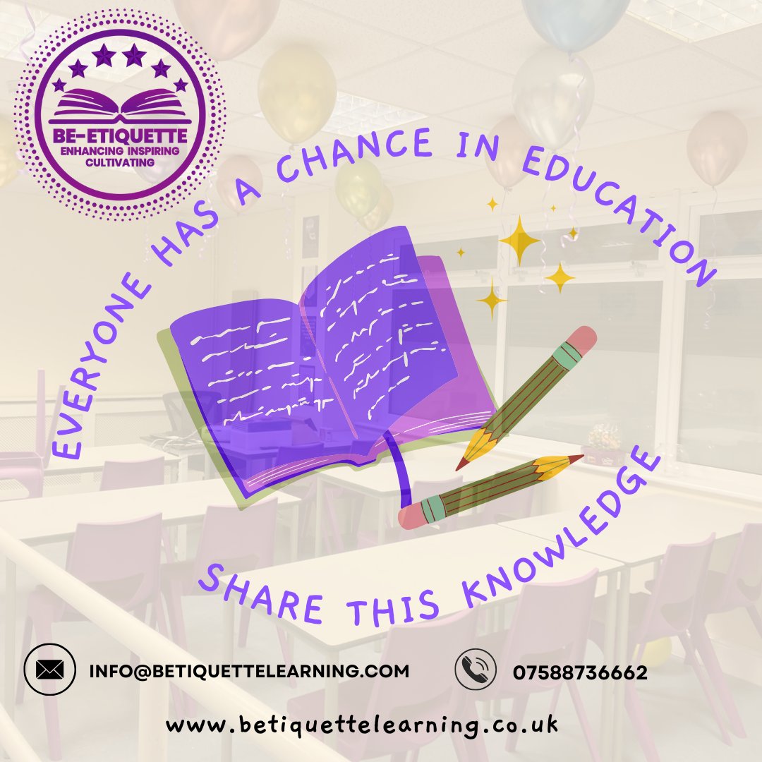 Be Etiquette Learning Centre tweet media