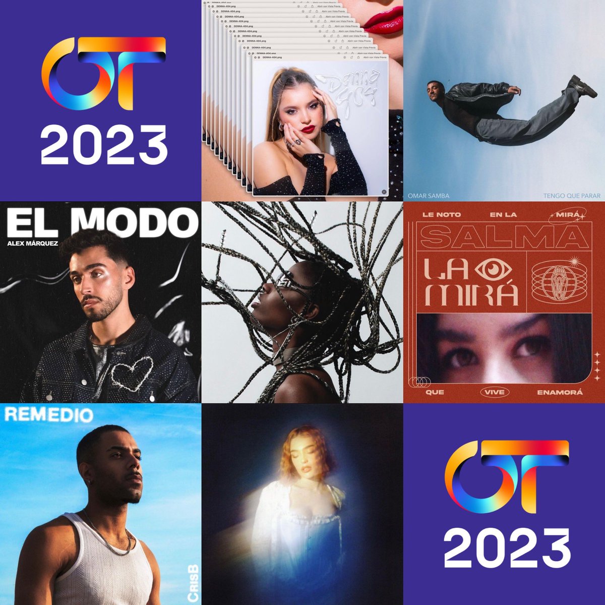 rafalozzz's tweet photo. cuál es vuestro top 3 de los primeros singles de lxs triunfitxs tras ot 2023? https://t.co/vihANOmtIb