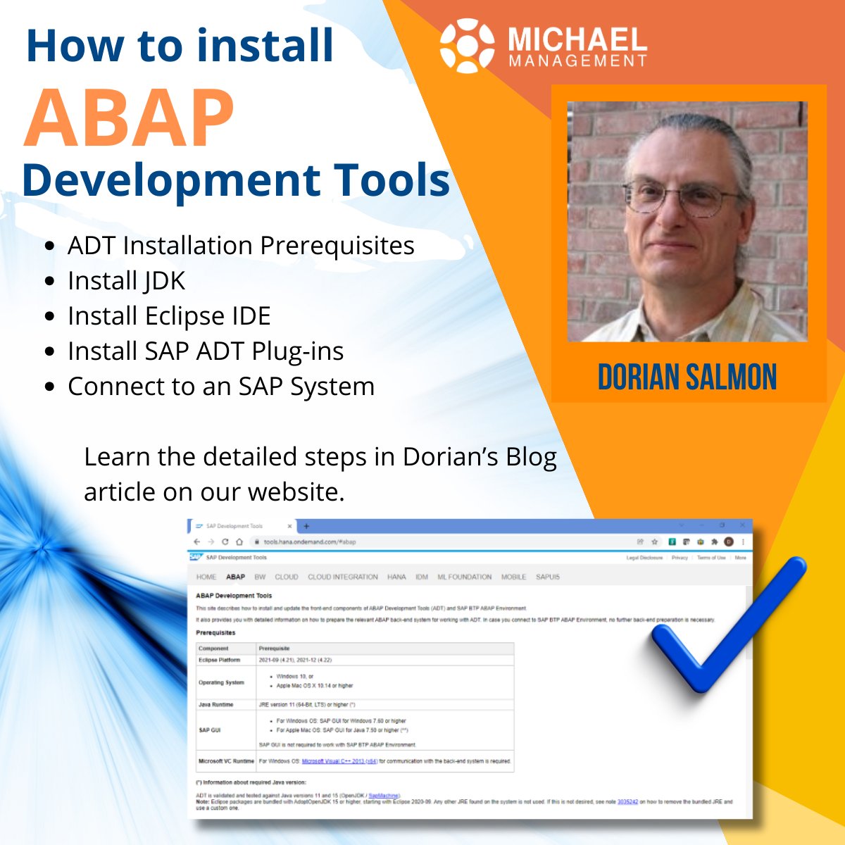 michael_mgmt's tweet image. How to Install ABAP Development Tools (ADT) - blog article by Dorian Salmon.
zurl.co/BwkS #learnsap #abap