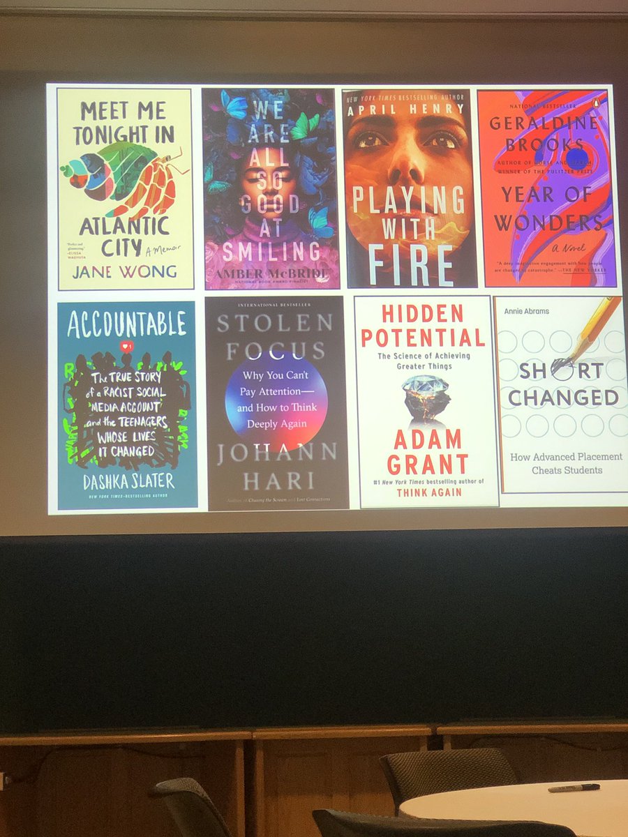 Adding books to my next list. Listening to @pennykittle talk about joy, power and love with books and kids #rvsliteracy