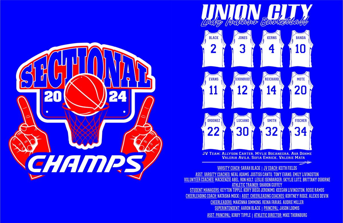 The Girls Basketball Sectional Championship Shirts will be ready for pickup tomorrow (Friday the 9th) at 1:00 PM. They can be picked up at the high school office. <a href="/RandolphEastern/">Randolph Eastern Schools</a> <a href="/UCLadyIndians/">Coach Black</a> <a href="/UC_Principal/">UC Principal</a> <a href="/UCCheerleading/">UCJSHS CHEER</a> <a href="/ucicoach/">Keith Maloy</a>