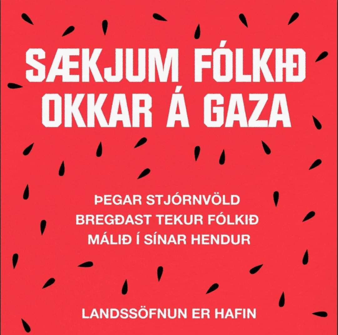 Landssöfnun Solaris er hafin:
Reikningsnúmer: 0515-14-007470
Kennitala: 600217-0380
AUR: 1237919151 (Athugasemd: Palestína)