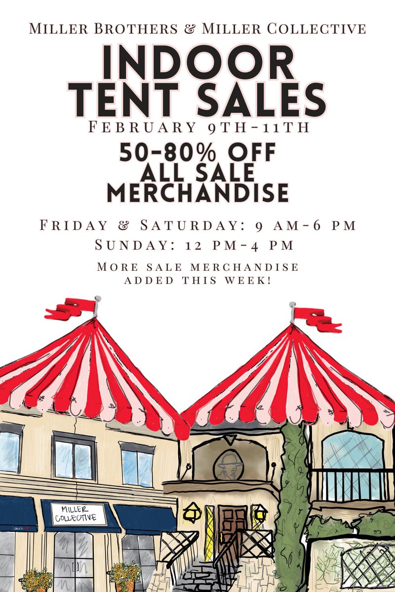 MillerCollATL's tweet photo. HUGE SALE underway now through Sunday, Feb 11th! Seasonal @johnnieO &amp; @RalphLauren 50-80% Off! In-store &amp; online! Plus @LeftCoastTee! https://t.co/wOwKAwFbob