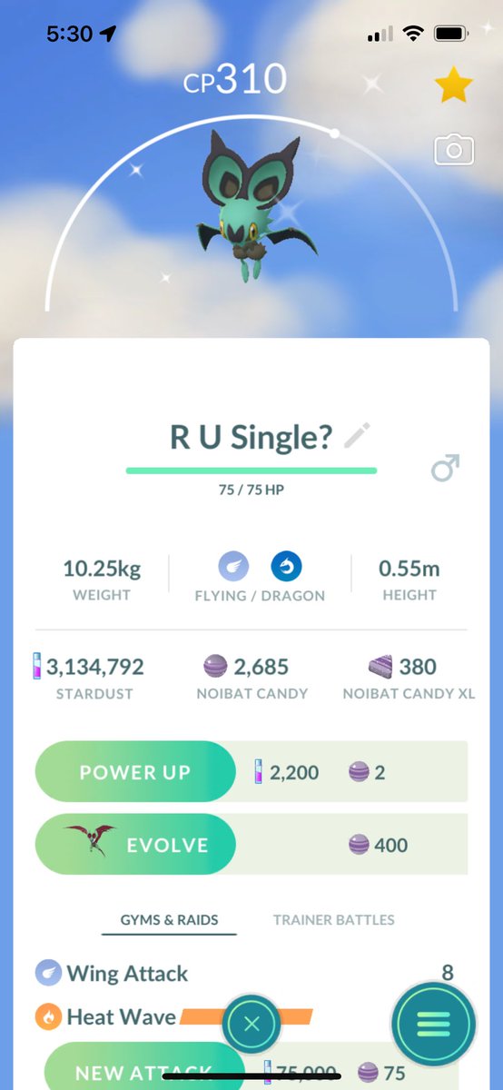 TheDanaDame's tweet photo. I’m literally in the middle of trying to catch a shiny and some guy sprints up to me to ask if I’m single 💃 #PoGoLife #PokemonGO https://t.co/Bd25UAdJpr