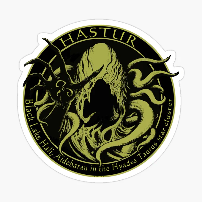 ハスターの図案をステッカー化してみましたGet my art printed on awesome products. Support me at Redbubble #   #findyourthing #redbubble 