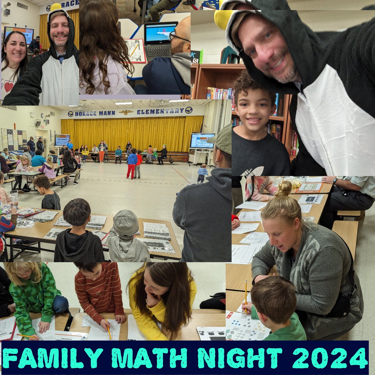 Great time by all at our Mann ES Family Math Night! Learning, Games, ST Math and a visit from Dr. GiGi.