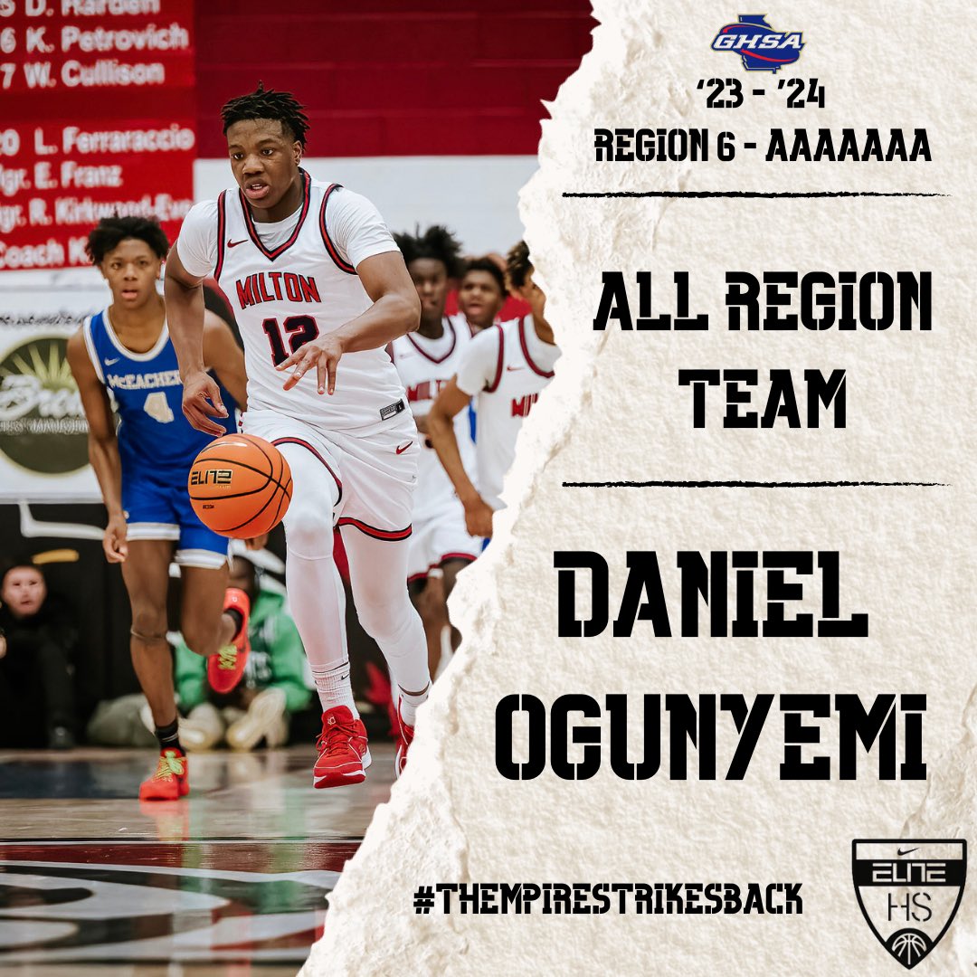 Congratulations to @danielogunyemi_ for being named All Region‼️

#TheMpireStrikesBack