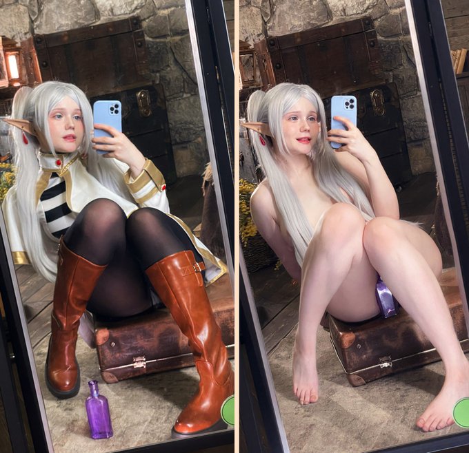 Frieren wants to play! On or off? 🤭 https://t.co/AVD3v0ugPk