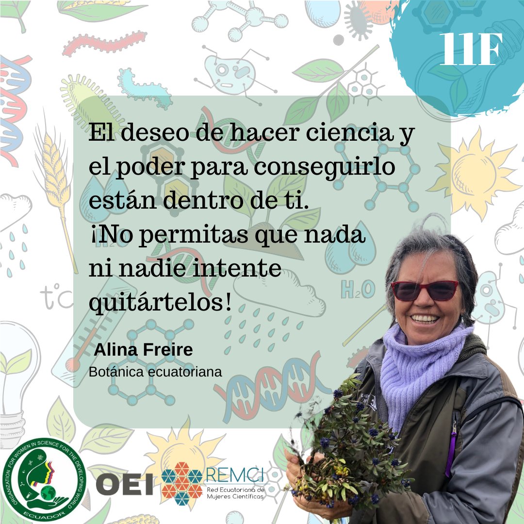 Ecuador_OWSD's tweet photo. Estamos aquí y centramos nuestros esfuerzos en apoyar y alentar a las futuras líderes científicas a alcanzar su máximo potencial.
@OEIEcuador @CientificasEC @ciespal @OwsdSecretariat @affbotanica #11F #MujeresEnCiencia #diadelamujerylaninaenciencia #MujeresCientificas #STEMMujer https://t.co/u9xFUScrPM