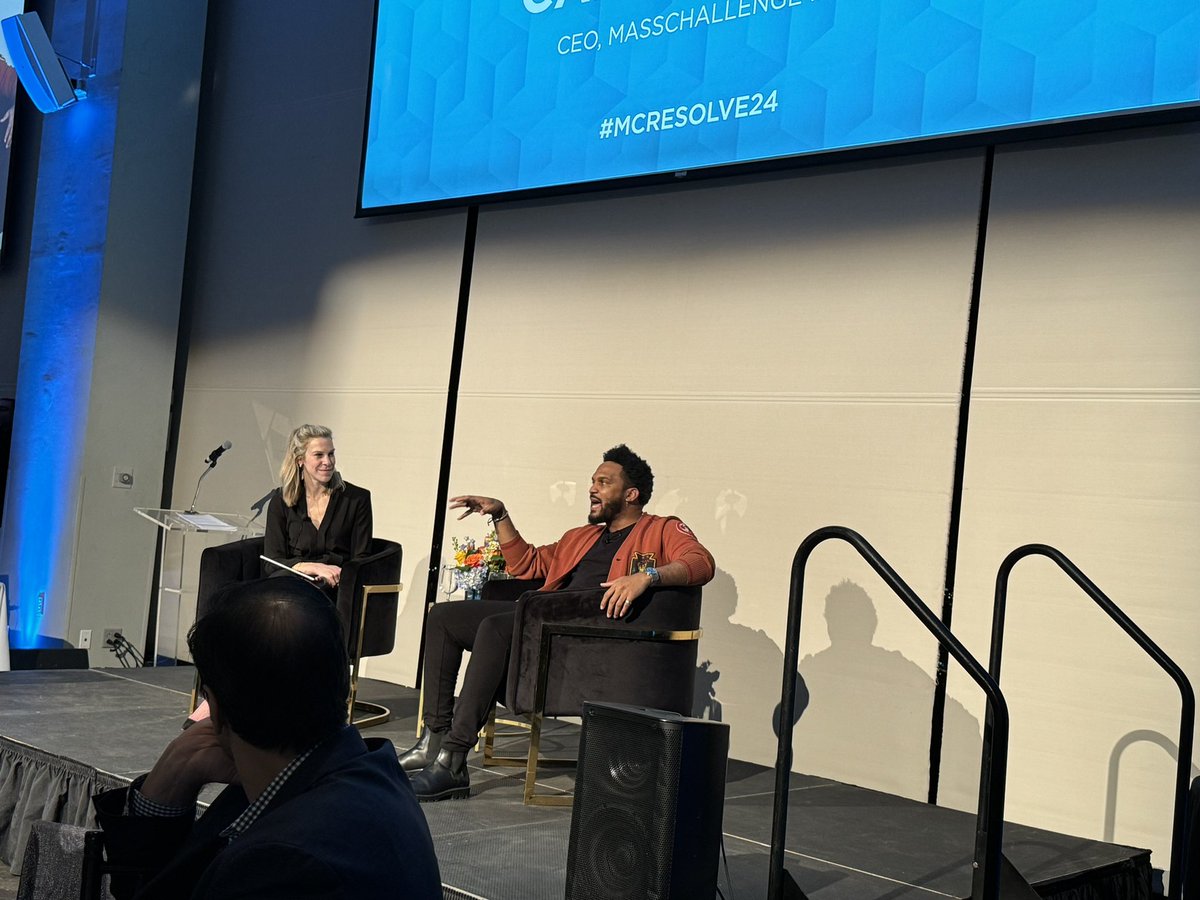 Extra loving @Kickstarter @Everette’s story with @CBrumme of being in the State Room in #Boston 7 years ago for an event by @TheAdClub as a pivotal event in his memory @MassChallenge #mcresolve24