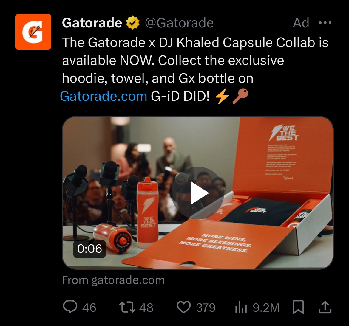 gshrma_'s tweet photo. Interesting observation: @X is showing @MrBeast video as an Ad without adding an ‘Ad’ label. 
Attached screenshots of the video, options when clicked on 3 dots, and another Ad for comparison. 
Not sure why this is. https://t.co/OGQ3TALHwY