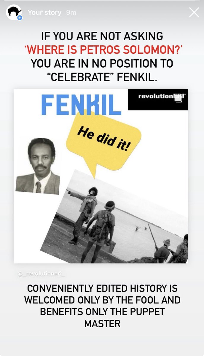 RevolutionEri's tweet photo. #Fenkil #Eritrea #FreeEritrea https://t.co/sPJc0Xl950