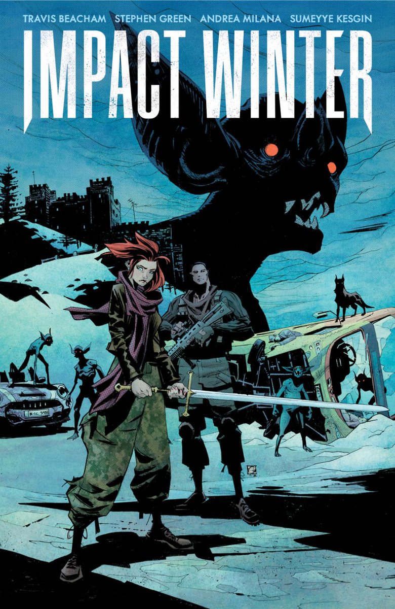 #1 BESTSELLING AUDIBLE FICTION SERIES IMPACT WINTER GETS GRAPHIC NOVEL COLLECTION RELEASE THIS FALL @skybound @travisbeacham @AndreaMilanaArt @SumeyyeKesgin1 tinyurl.com/tve3fppp
