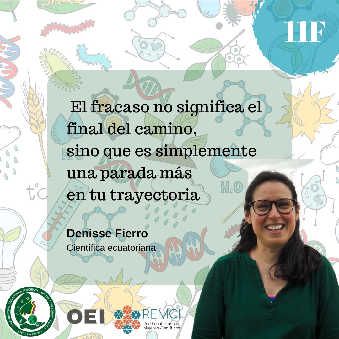 El legado del #11F es reconocer el poder transformador de la diversidad y la inclusión en la comunidad científica.
<a href="/OEIEcuador/">OEI Ecuador</a> <a href="/CientificasEC/">👩🏽‍🎓CientíficasEcuador🇪🇨</a> <a href="/ciespal/">CIESPAL</a> <a href="/OwsdSecretariat/">Org. for Women in Science for the Developing World</a> @lidefi87 #11F #MujeresEnCiencia #diadelamujerylaninaenciencia #MujeresCientificas #STEMMujer