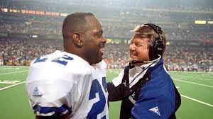 IM2NICEAR's tweet photo. #FACTS - @JimmyJohnson had a record of 24–1 when running back @EmmittSmith22 ran for 100 yards or more in a regular-season game, and 5–0 in  postseason, winning two Super Bowls. Emmitt Smith led the NFL in rushing - 4 times - including - all "3" - Super Bowl - #Winning - Years https://t.co/HipnBc4zTb