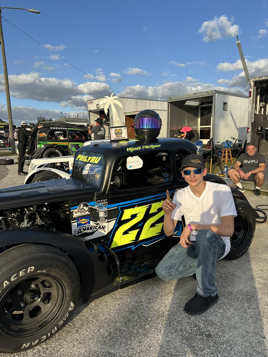 Wyatt wins round 3 of the Winter Showdown <a href="/A_DaleSpeedway/">Auburndale Speedway</a> round 4 coming up next.
