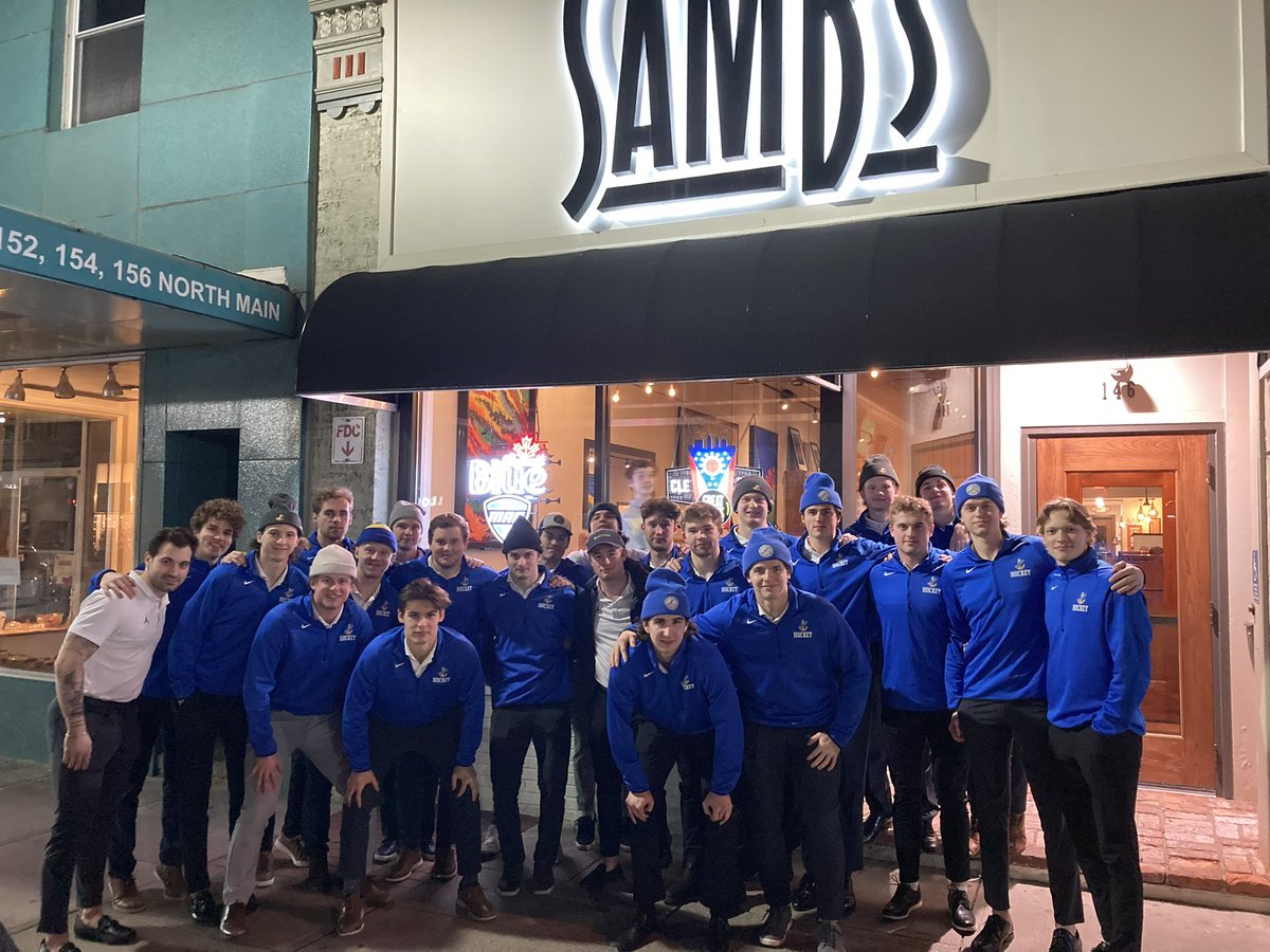 lakerhockey's tweet photo. Boys are filled up in BG thanks to NHL Champion and LSSU Athletic Hall of Famer, Jim Dowd ('91)! Big thanks to you, Jim!

Let’s get to work! https://t.co/6W7x3yiHbZ