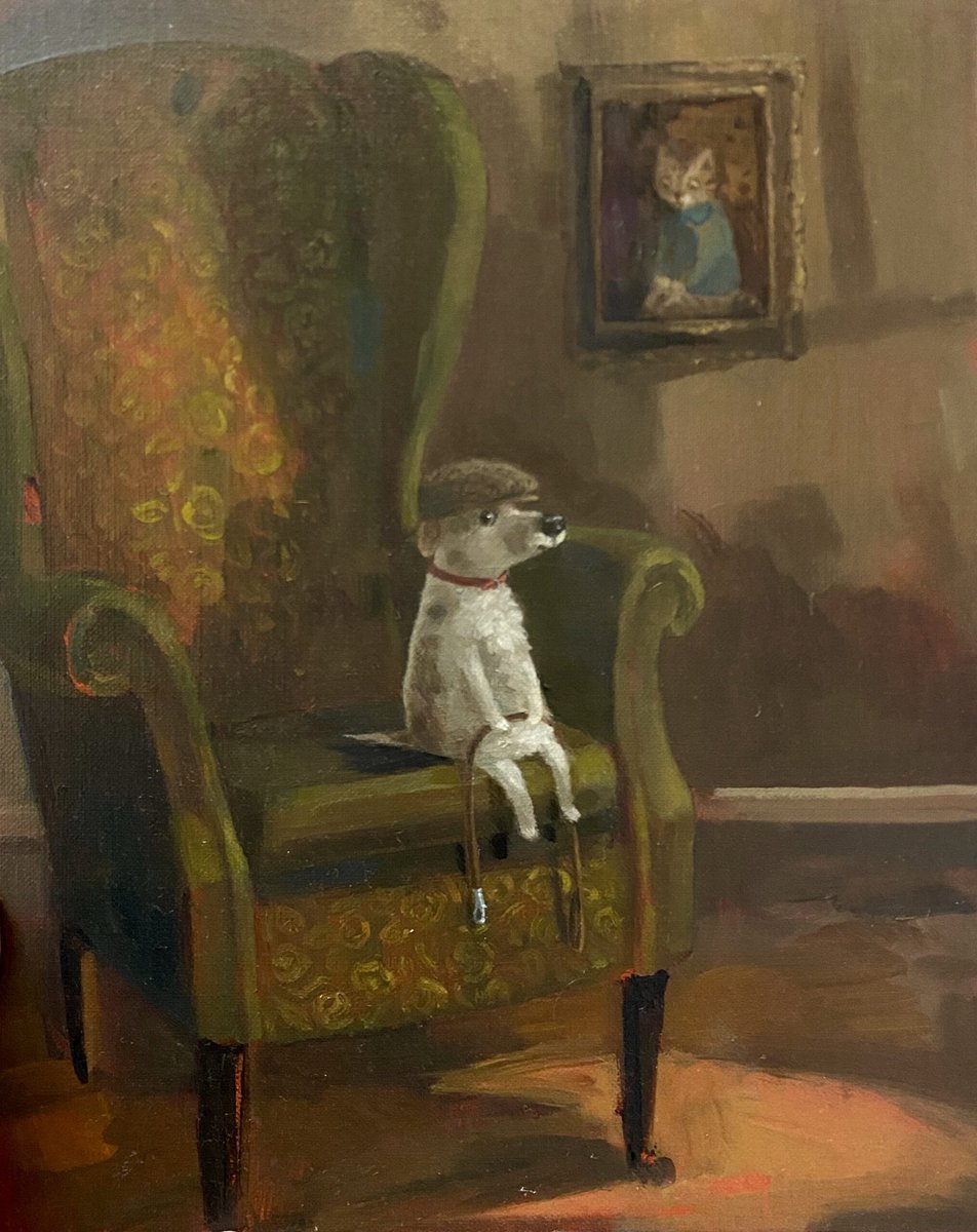 I love everything about this: ‘Ernest Was Ready For His Walk,’ by Alison Friend