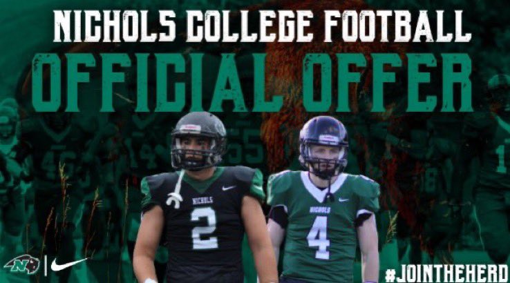 Eli87218's tweet photo. After a great conversation with @CoachVBisonHC I am extremely blessed to receive an offer from Nichols College  @CoachTyler21 #Go🦬🦬 https://t.co/SvNSSDhoYF
