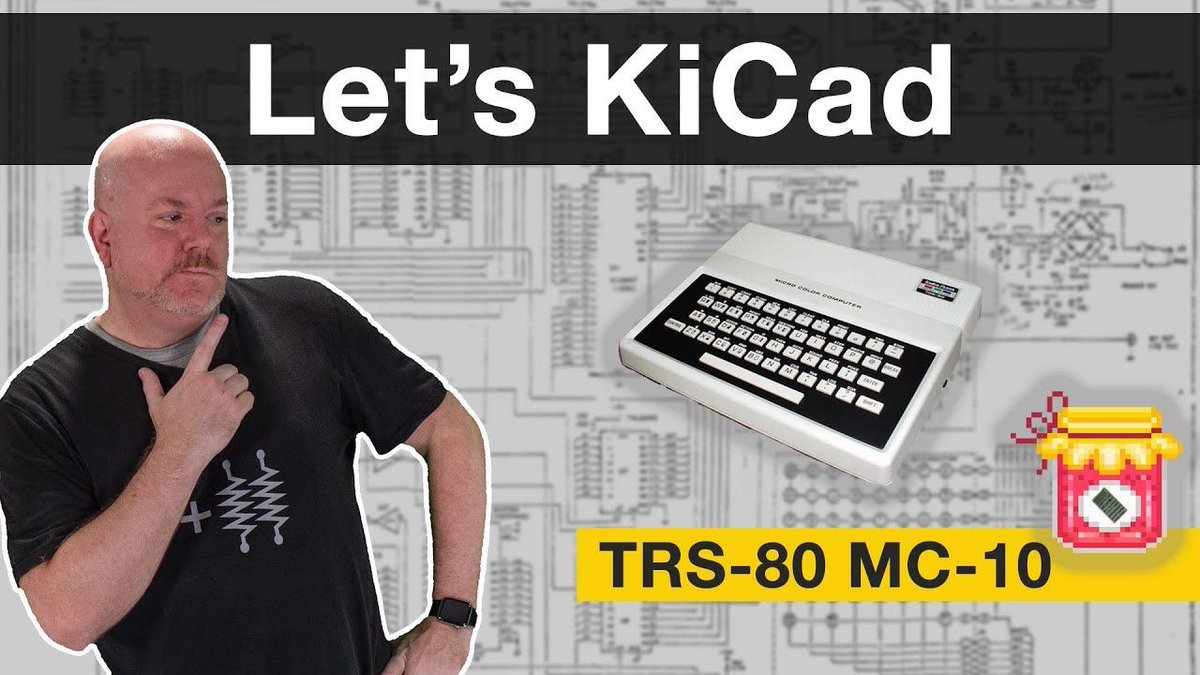 Thur 2/8 Live stream: Continuing work on the TRS-80 MC-10 Schematic. Also, checking out some new KiCad 8 features. youtube.com/live/R3PyxBIJo…