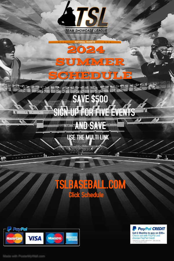 TSL 2024 SUMMER SCHEDULE tslbaseball.sportngin.com
