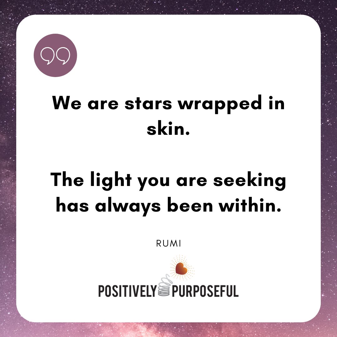 solahnightstar's tweet photo. "We are stars wrapped in skin. The light you are seeking has always been within." Rumi

⭐️⭐️⭐️⭐️⭐️⭐️ https://t.co/5eKgZLBHA3
