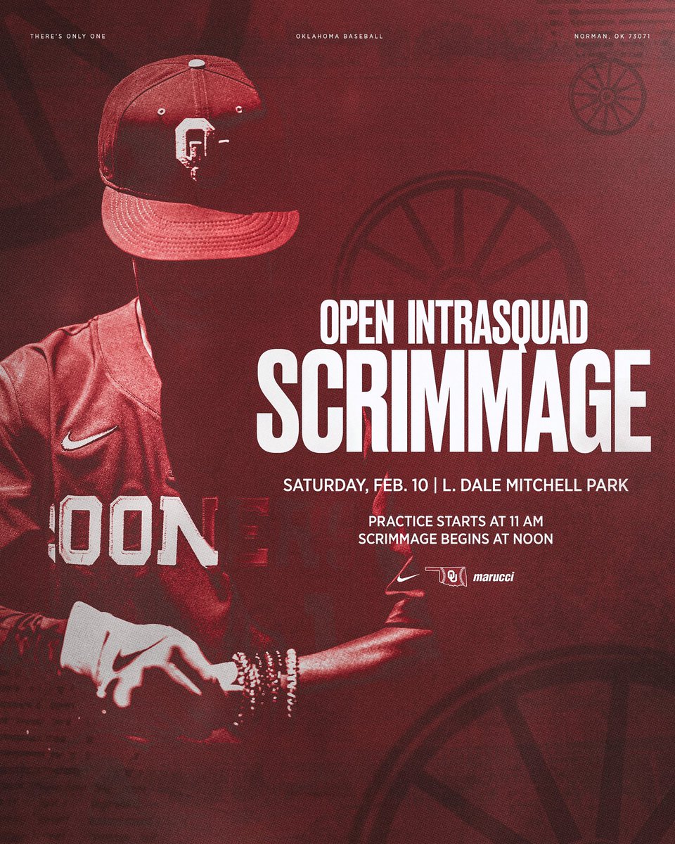 🗣️ 𝗢𝗽𝗲𝗻 𝗦𝗰𝗿𝗶𝗺𝗺𝗮𝗴𝗲 Come get an early look at the 2024 Sooners on Saturday!