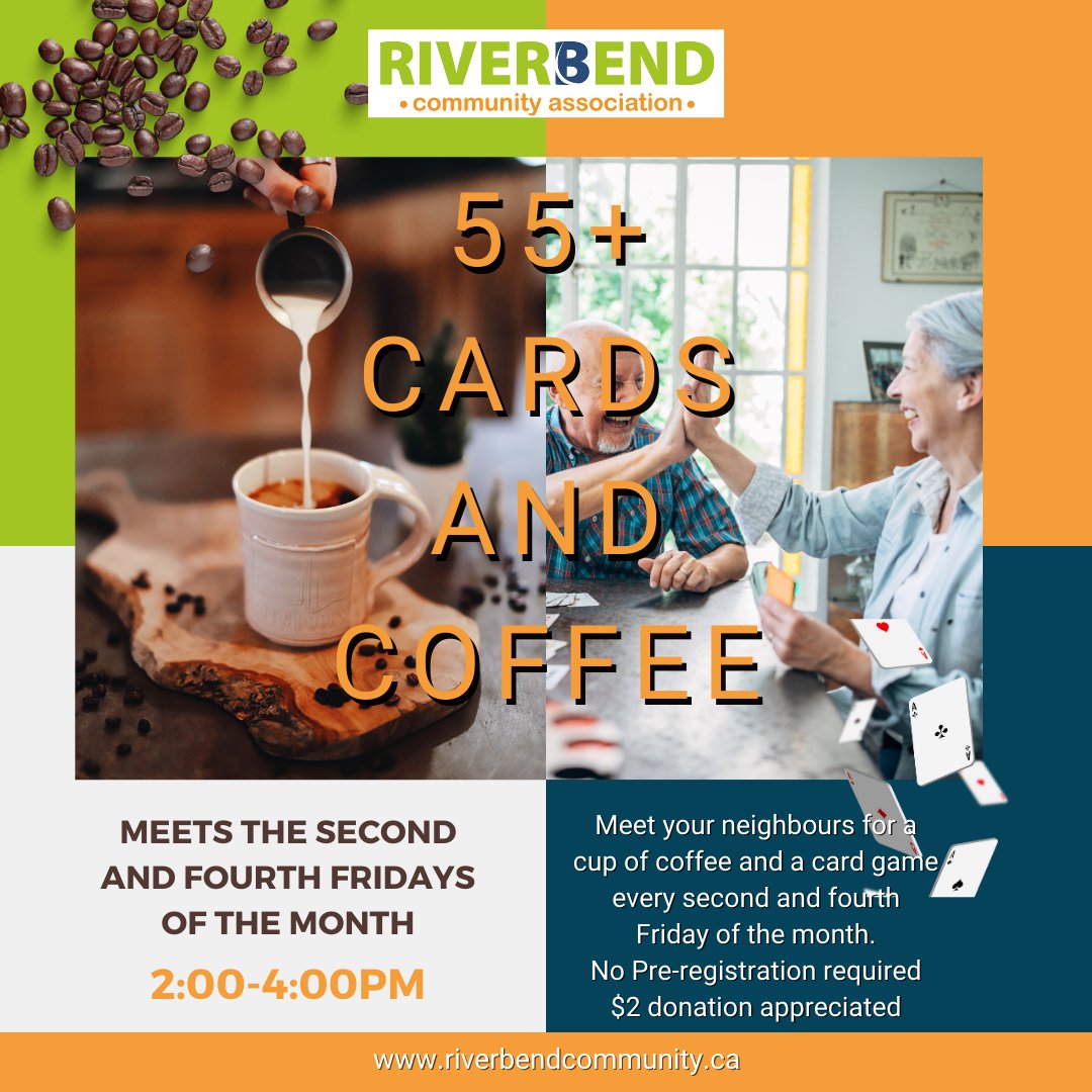 RiverbendYYC's tweet image. Join us for cards/games and fellowship from 2 - 4 PM tomorrow! Coffee, snacks, and treats are provided. If you know someone who may be interested, please pass along the details!  
#riverbendyyc #yyccommunity #yycca