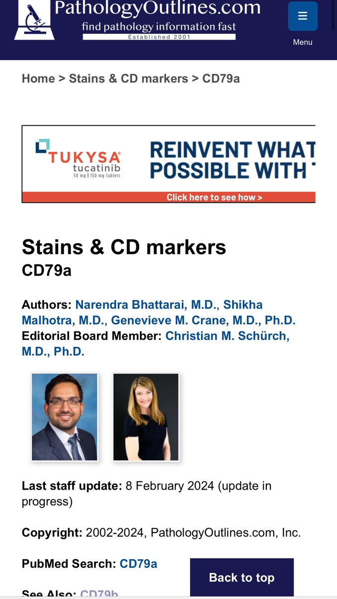 Delighted to see this being published on pathologyoutlines.com!
<a href="/evemariecrane/">Genevieve Crane, MD, PhD</a> <a href="/cebulka26/">Anna (Ania) B. Owczarczyk, MD PhD FASCP</a> <a href="/monakashim1/">Megan Nakashima</a> <a href="/ShikhaPath/">Shikha Malhotra</a> 
#PathTwitter #lym