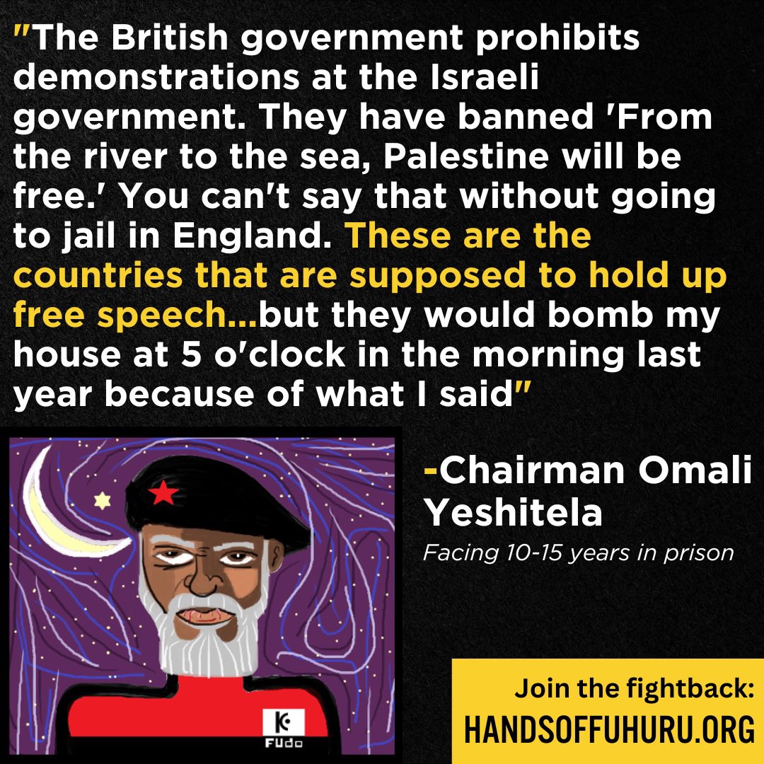 Hands off Uhuru! Hands off Africa! tweet media