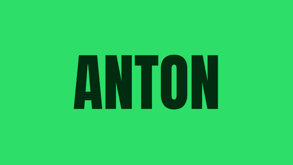 kyleanthony's tweet photo. 4 Google Fonts that I can't get enough of right now