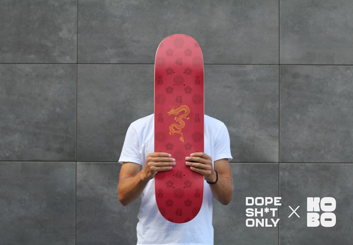 DopeShitOnlyXYZ's tweet photo. 🛹🔥DOPE SH*T ONLY x KOBO giveaway🔥🛹

Win an Year of the Dragon NFT members pass and get entered into our custom 1/1 skateboard giveaway

✅ Like this Post
✅ Follow @DopeShitOnlyXYZ and @kobo_craft
✅ Tag 3 friends

Winner announced in 24 hours 🏆 https://t.co/3KWTJ0IgG8