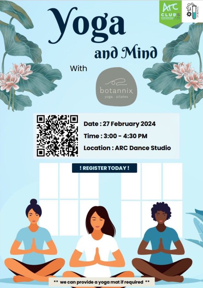 CersUnsw's tweet photo. Happy Friday all!

CERS has organized a 'Yoga and Mind' event featuring Danielle, a yoga instructor from Botannix Yoga Studio. The yoga class is tailored for beginners, so don't hesitate to join even if you're new to yoga. If you need a yoga mat, we're happy to provide one! https://t.co/PWexX32sRX