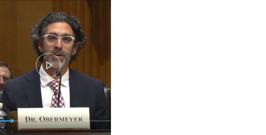 UC Joint Computational Precision Health Program (@ucjointcph) on Twitter photo ICYMI: <a href="/UCJointCPH/">UC Joint Computational Precision Health Program</a> and @UCBerkeleySPH faculty Dr. Ziad Obermeyer testifies to Senate Finance Committee on AI use in health, how AI can target right people for right interventions, and likely harm without more oversight. From 53:57.buff.ly/3uiNnbL <a href="/oziadias/">Ziad Obermeyer</a>
#AI4H #CPH📺 ICYMI: <a href="/UCJointCPH/">UC Joint Computational Precision Health Program</a> and @UCBerkeleySPH faculty Dr. Ziad Obermeyer testifies to Senate Finance Committee on AI use in health, how AI can target right people for right interventions, and likely harm without more oversight. From 53:57.buff.ly/3uiNnbL <a href="/oziadias/">Ziad Obermeyer</a>
#AI4H #CPH📺