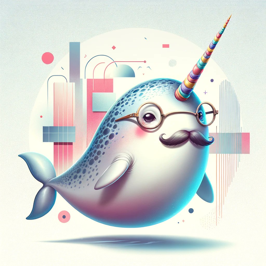 mackuzz's tweet image. Единороги, конечно хорошо, но тут мне Далли нарвалов подвез.