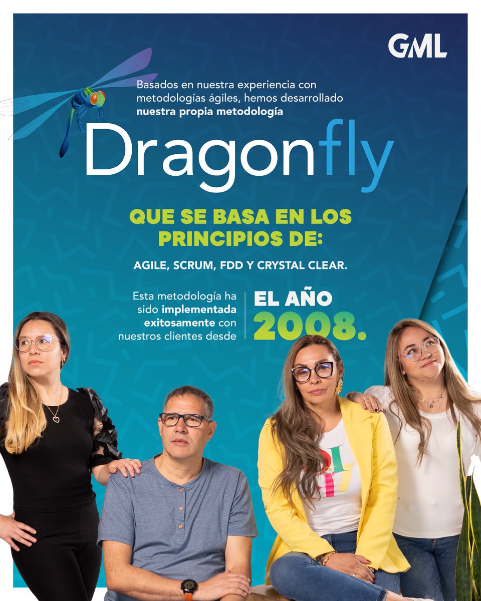 gmloficial's tweet image. Desde 2008, hemos implementado con éxito nuestra propia metodología Dragonfly®, inspirada en Agile, SCRUM, FDD y Crystal Clear, basada en nuestra experiencia en metodologías ágiles 💪✨

Contáctanos vía info@gmlsoftware.com 
#MetodologíasÁgiles #GMLSoftware #GML