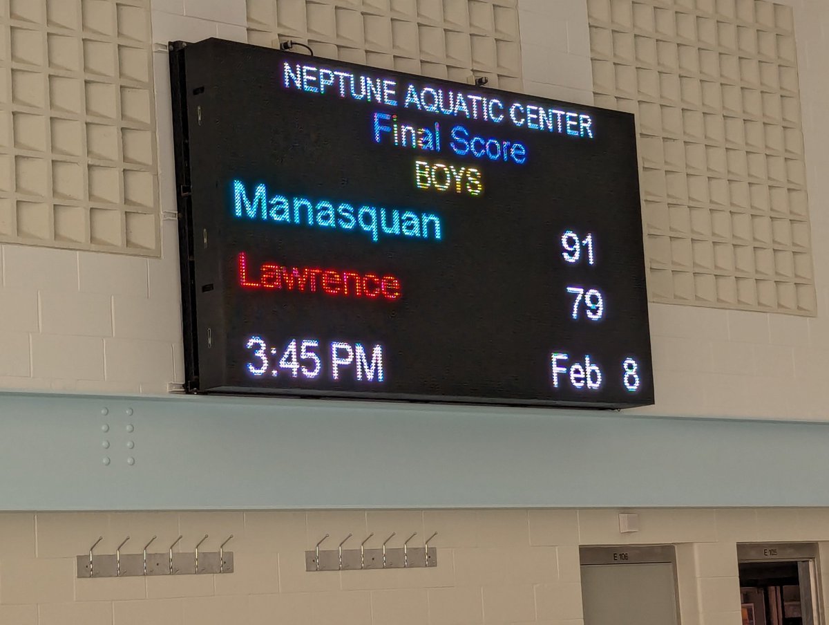 Manasquan Boys advance to Central B sectional semi-finals with today's win over Lawrence.