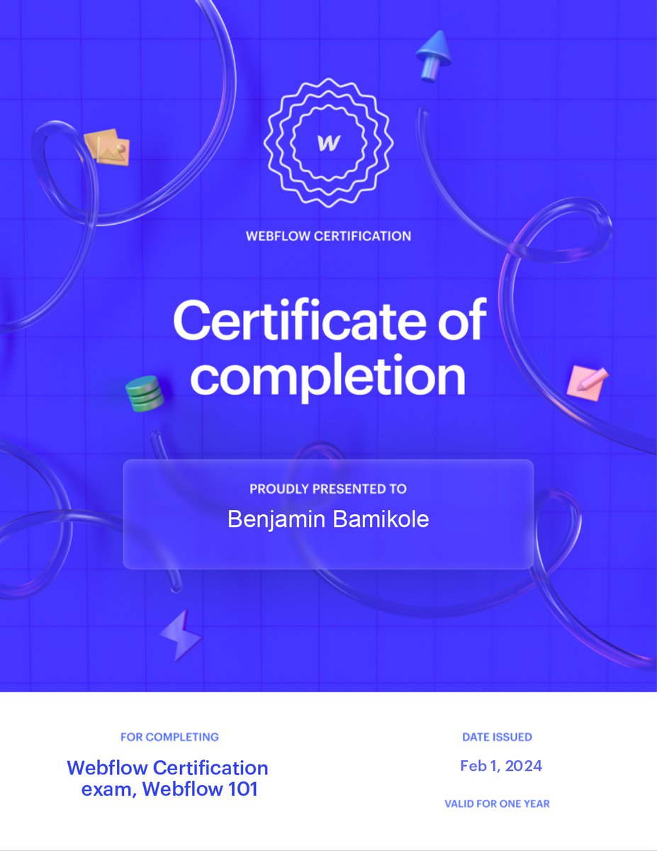#Webflow101 done ✅