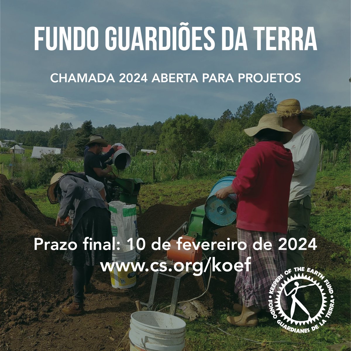 CSORG's tweet photo. Deadline: Feb. 10, 2024
Join us for the 2024 #KeepersOfTheEarthFund call! h #KOEF offers #grants to empower #Indigenous communities with self-determined projects. Apply today for a chance to make a difference. #CulturalSurvival #IndigenousValues
https://t.co/0KQYW6UXVN https://t.co/RjPTzBYt3h