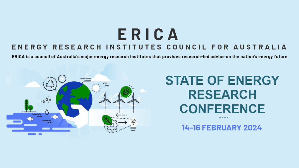 Next week: The #SoERC2024 conference will be hosted by <a href="/EnergyCurtin/">Curtin Institute for Energy Transition</a> on <a href="/CurtinUni/">Curtin University</a> Campus on 14-16 February. RACE is sponsoring the keynote speaker <a href="/frankjotzo/">Frank Jotzo</a> on Day 3, our CRO is participating in a CRC panel and Tracey Colley is speaking on Geothermal heat pumps.